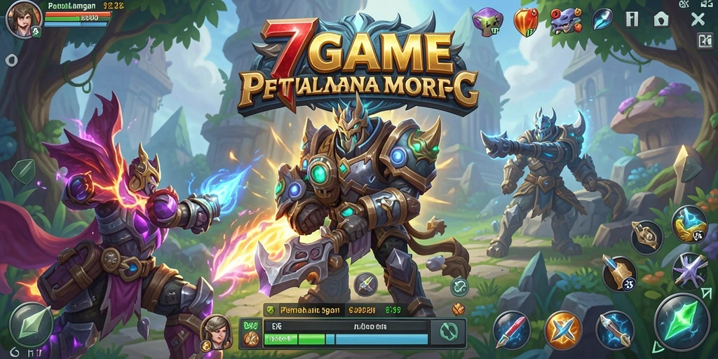 Tampilan gameplay 7GAME yang mendebarkan dan memikat.