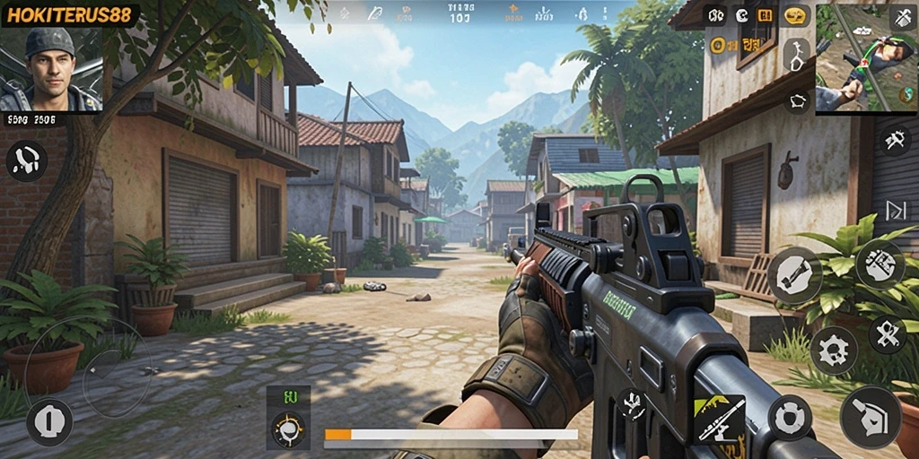 Tampilan gameplay mendebarkan dalam HOKITERUS88.