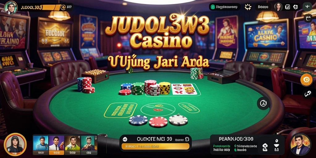 Tampilan gameplay JUDOL303 yang memukau dengan dealer langsung.