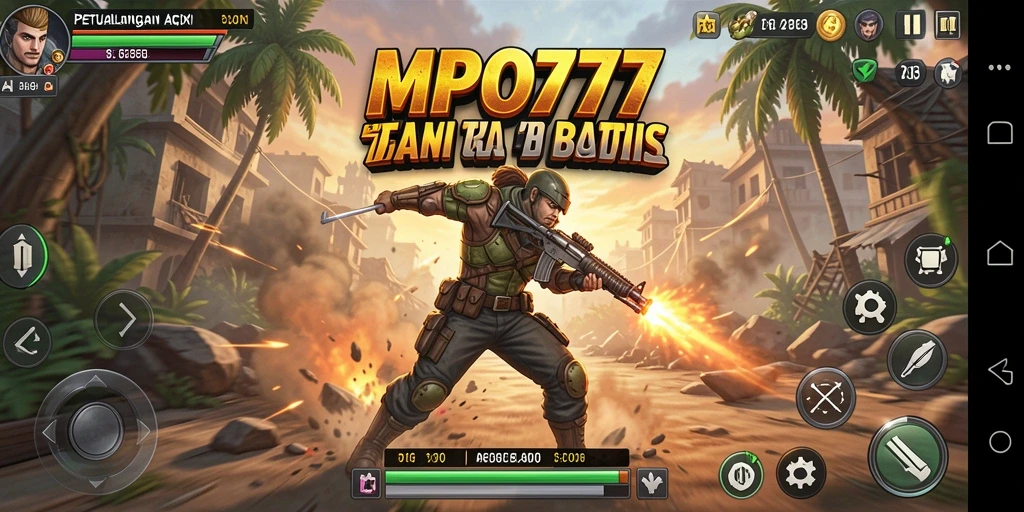 Tampilan utama gameplay MPO777 yang penuh aksi dan tantangan seru.