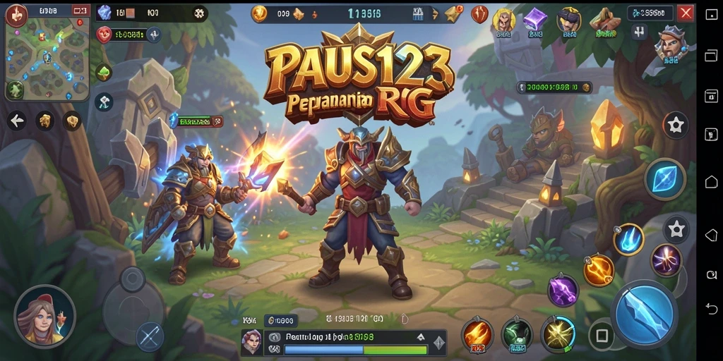 Gambaran gameplay seru di dunia RPG PAUS123.