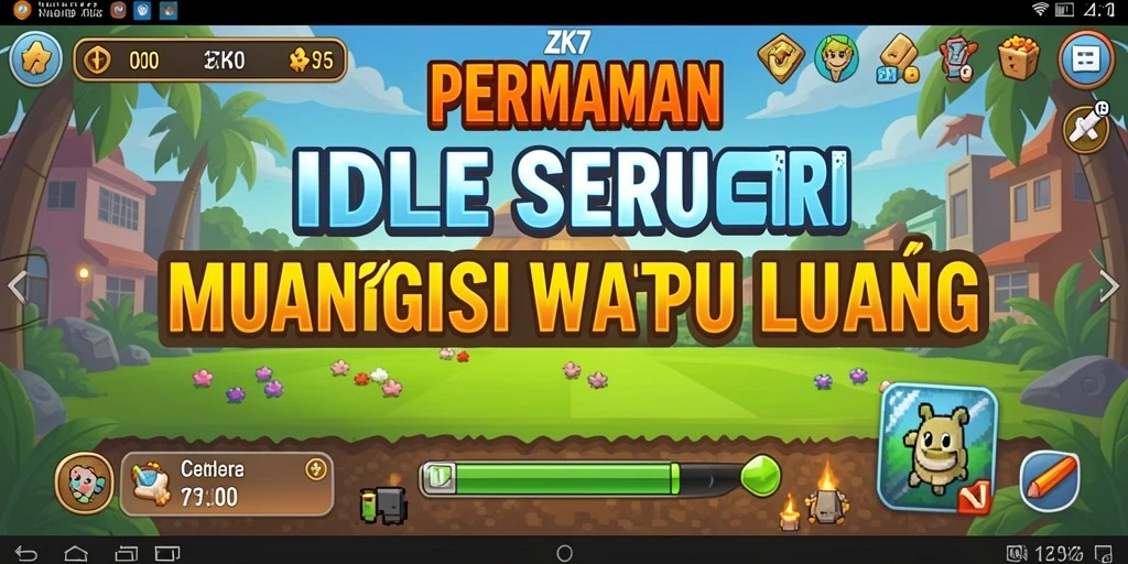 Tampilan gameplay ZK7 yang menggoda dan mengasyikkan.